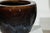 Brown Vintage Brown and Blue Glazed Chinese Stoneware Planter with Rounded Lip For Sale - Image 8 of 18