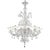 Glass White Venetian Ca Rezzonico Murano Glass Chandelier with Clear Glass Drops by Simoeng for Simoeng For Sale - Image 7 of 7