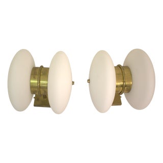 Murano Glass Wall Lamps, 1970s, Set of 2 For Sale