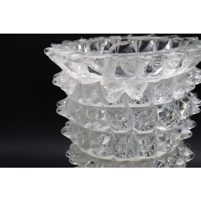 Large Size Barovier Rostrato Murano Italian Glass Vase for Barovier & Toso, 1940 For Sale - Image 6 of 17