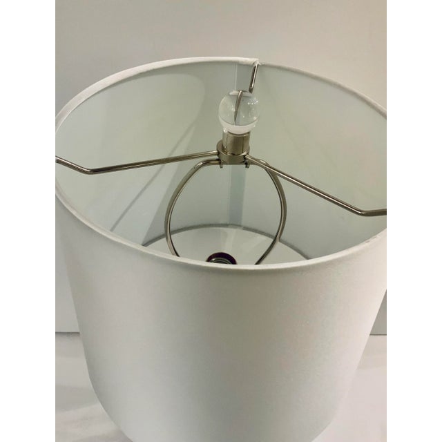 Global Views Global Views Modern Geometric Faceted Crystal Block Table Lamp For Sale - Image 4 of 5