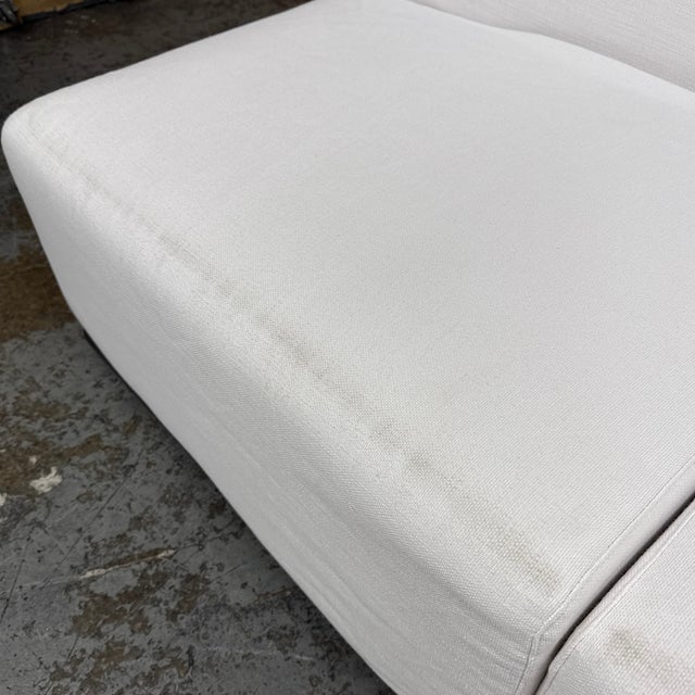 Off-white Thomas Bina & Ronald Sasson for Restoration Hardware Trelica Sofa, Outdoor For Sale - Image 8 of 12