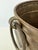 Vintage Patinated Brass Planter With Shell Medallion & Ring Handles For Sale In Little Rock - Image 6 of 10