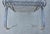Vintage Russell Woodard Attributed Cantilever High Back Wrought Iron Briarwood Daisy Patio Chair For Sale - Image 15 of 17