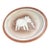 Vintage Mid-Century Modern Syracuse China Shadowtone Elephant Restaurant Ware Platter For Sale