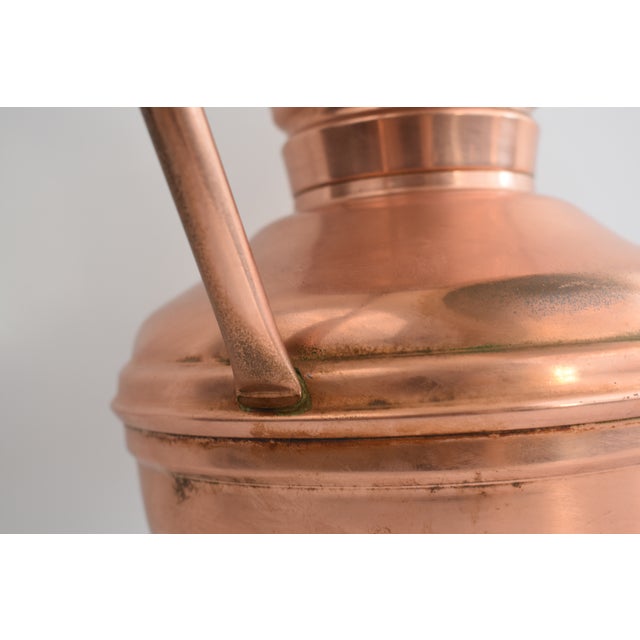 French Vintage 1980s Copper Vase For Sale - Image 3 of 7