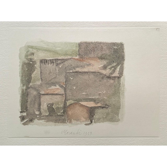 Giorgio Morandi, Landscape, 1959-1973, Lithograph For Sale - Image 3 of 9