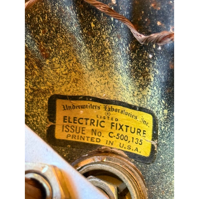 Vintage Faux Bamboo Chinoiserie Chandelier With Bells & Tortoiseshell Finish - Underwriters’ Laboratories For Sale - Image 10 of 12