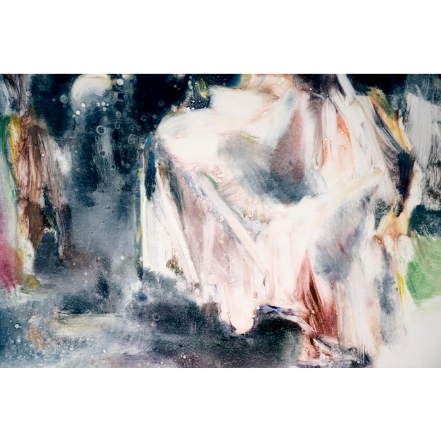 1990s Original Impressionistic Monotype of Dancers by Linda O'Hagan For Sale - Image 5 of 7