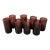 Mouth Blown Drinking Tall Glasses - Set of 8 For Sale