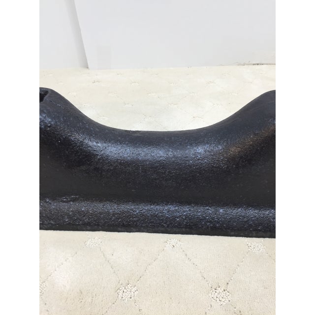 Large Metal Solid Ship Docking Cleat Nautical Antique Garden Item For Sale In Philadelphia - Image 6 of 17