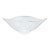 Steuben Signed Clear Crystal Glass Boat Shaped Bowl For Sale