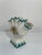 Mid 20th Century Portuguese Petite Majolica Five Finger Tulip Vase Tulipiere For Sale - Image 4 of 17