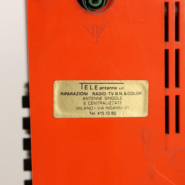 Black Vintage Europhon Apollo 3000 TV, 1970s For Sale - Image 8 of 10