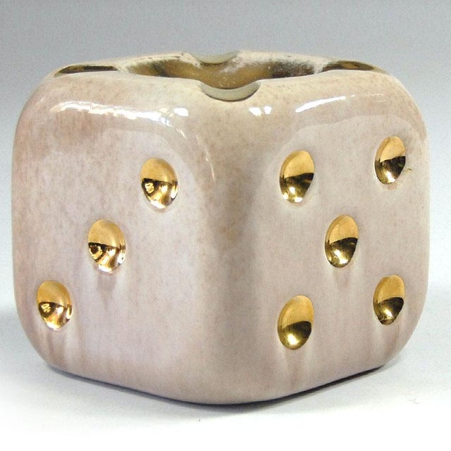 Ceramic Vintage French Pottery Ashtray from Vallauris, 1960s For Sale - Image 7 of 9