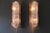 Sculptural Murano Glass Wall Sconces in Powder Pink Hue, Italy, 2000s, Set of 2 For Sale - Image 11 of 15