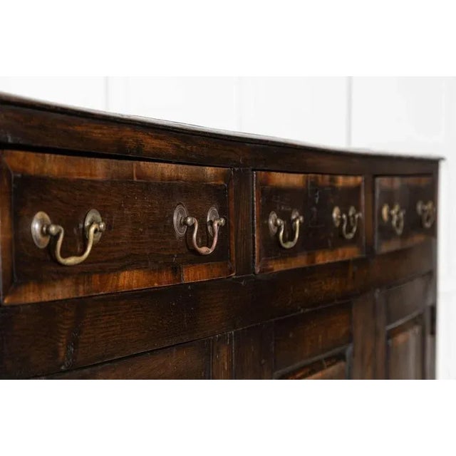Georgian English Oak Dresser Base, 1800s For Sale - Image 12 of 16