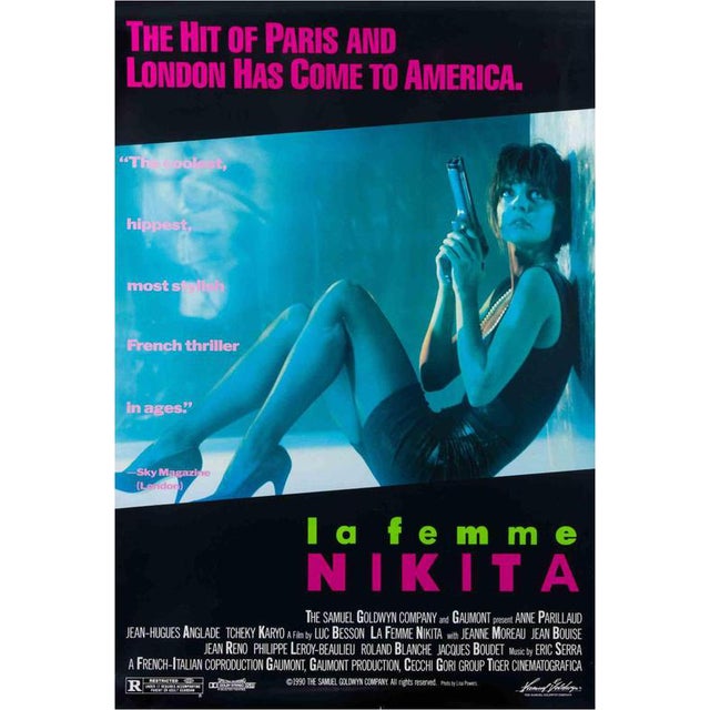 Vintage La Femme Nikita Poster, 1990 For Sale