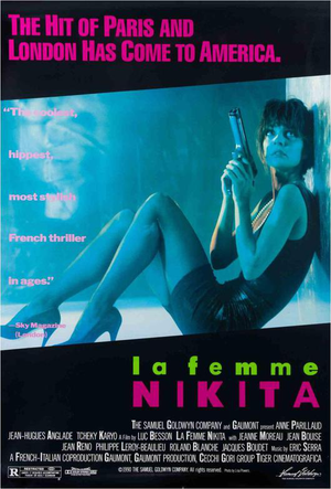 Vintage La Femme Nikita Poster, 1990
