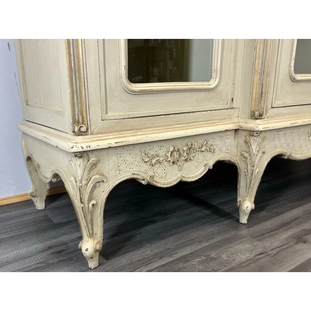 Antique French Three-Door Bookcase For Sale - Image 5 of 18