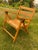Fabulous vintage child's wooden folding chair from the 1950-1960's. It is in great condition. Measurements: 21” to top of...