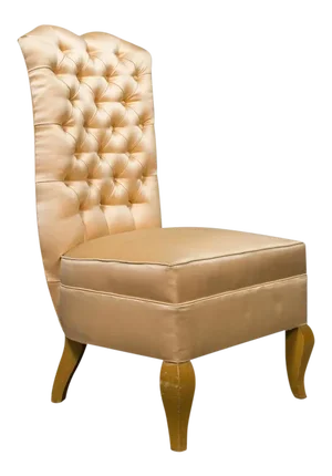 20th Century French Tufted Back Slipper Chair