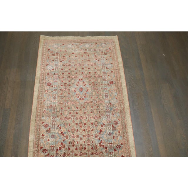 Textile Persian Serab Runner rug no. j5204 For Sale - Image 7 of 7