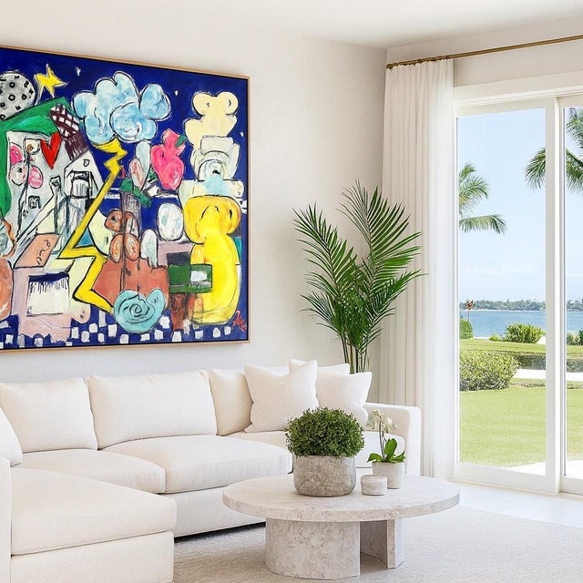 Plastic Scott Harper Mixed Media Painting titled “Nova” 52 x 68 2025 For Sale - Image 7 of 11