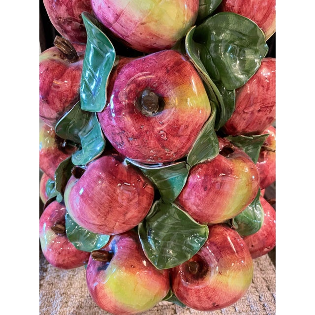 Vintage Italian porcelain topiary. Very large. Great statement piece.