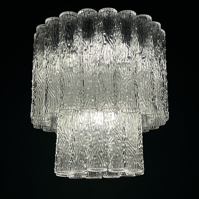Murano Chandelier Tronchi by Venini, Italy, 1960s For Sale - Image 16 of 18