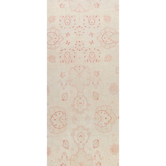 Vintage Circa 1960 Subdued Agra Design Rug 13ft 6in X 21ft 9in For Sale - Image 4 of 10