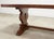 Country French Provincial Oak Trestle Farmhouse Dining Table 8 Ft For Sale - Image 9 of 18