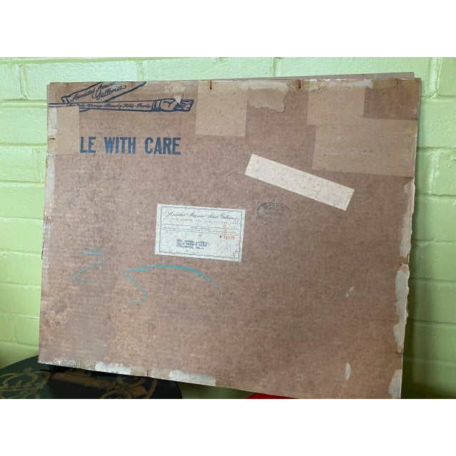 1936 Doel Reed Southwest Aquatint Etching For Sale - Image 4 of 12