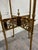 Brass Vintage Hollywood Regency Chinoiserie Style Brass Plant Stand Accent Table For Sale - Image 8 of 12