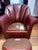 Pair of Vintage Hancock & Moore Burgundy Leather Swivel Lounge Chairs With Matching Ottomans, 1988 For Sale - Image 9 of 18