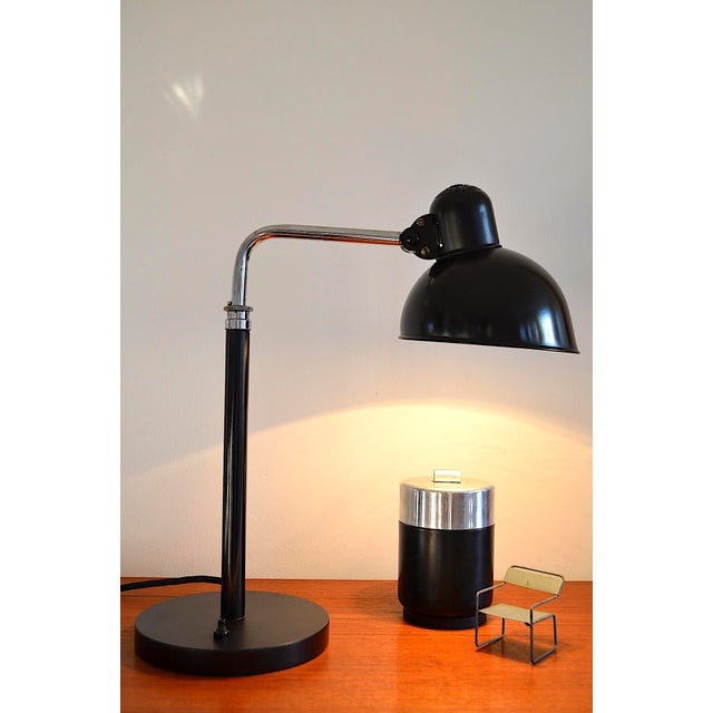 Bauhaus Model 6606 Desk Lamp by Christian Dell for Kaiser Leuchte, 1930s For Sale - Image 3 of 11