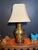 Classic over-sized brass mid century table lamp. Perfect condition. Shade included.