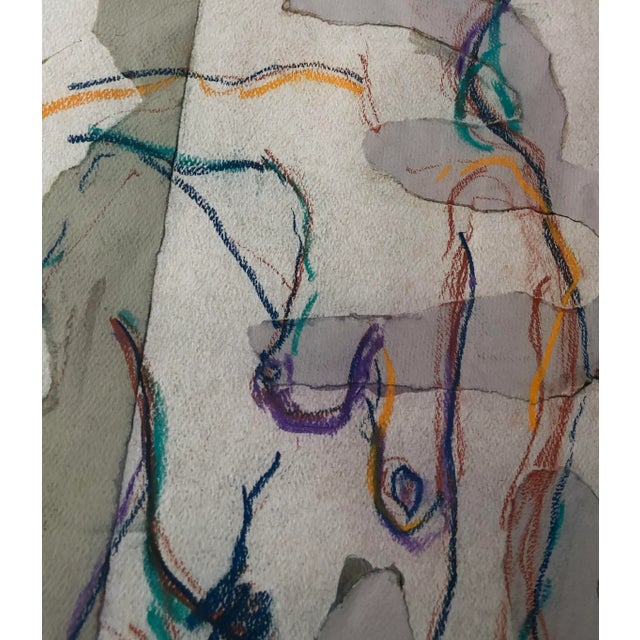 Pablo Picasso Abstract Nude Pastel Mixed Media Art For Sale - Image 4 of 9