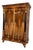 Antique Empire Column Cabinet in Walnut For Sale