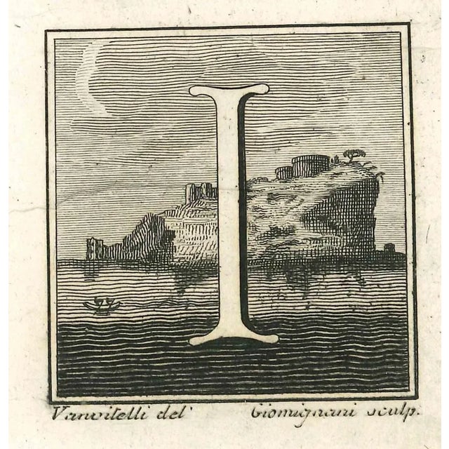 Letter of the Alphabet I, from the series "Antiquities of Herculaneum", is an etching on paper realized by Luigi...