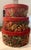 Textile Hollywood Regency Set of Tapestry Hat Boxes For Sale - Image 7 of 7