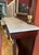 Italian Empire Mahogany and Parcel Gilt Console with Mirror and Carrara Marble Top For Sale - Image 16 of 18