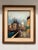 Vintage mid-century oil on canvas by M.S.L. Calvan, a painter known for his atmospheric Paris street scenes of the...