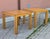 1980s Square Maple and Brass Coffee Tables, Italy, 1980s, Set of 2 For Sale - Image 5 of 13