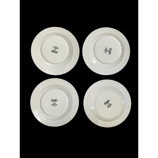 Late 20th Century American Atelier Casino 5269 Porcelain 8" Salad or Snack Plates. Playing Cards - Set of 8 For Sale In San Francisco - Image 6 of 9