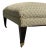 2000 - 2009 Ralph Lauren Square Ottoman Bench W Geometric Upholstery For Sale - Image 5 of 5
