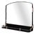 Art Deco Bathroom Mirror with Shelf and Chrome Gallery, France, 1930s For Sale