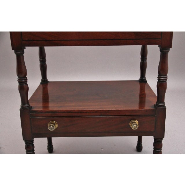 19th Century Early Victorian Mahogany Washstand, 1840s For Sale - Image 10 of 15