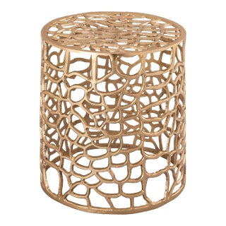 Sophia Gold Side Table For Sale