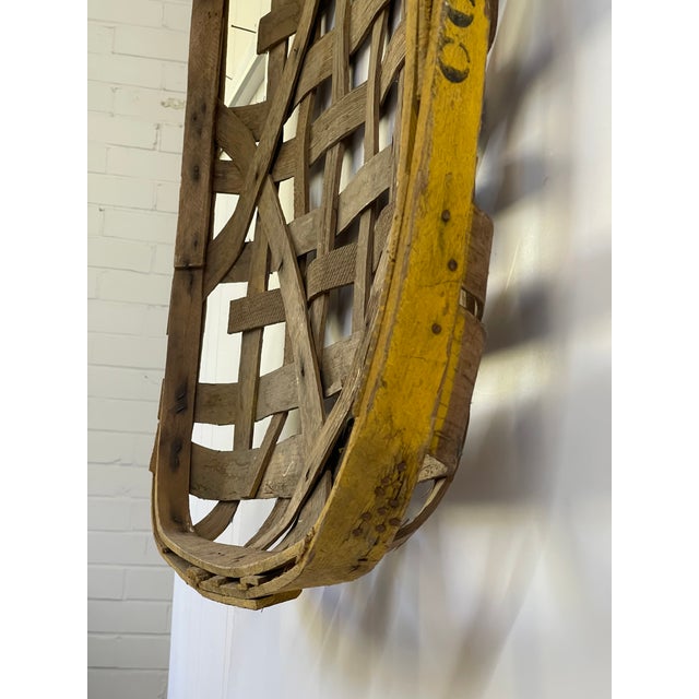 Large Authentic Antique Tobacco Basket Chairish